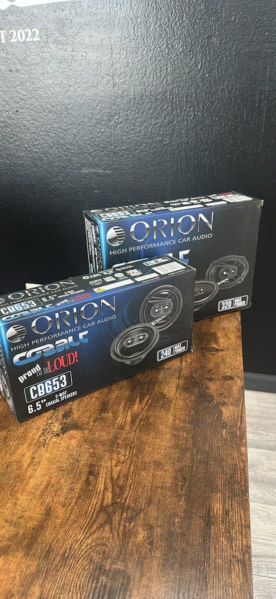 Orion Cobalt 6.5-inch coaxial speakers