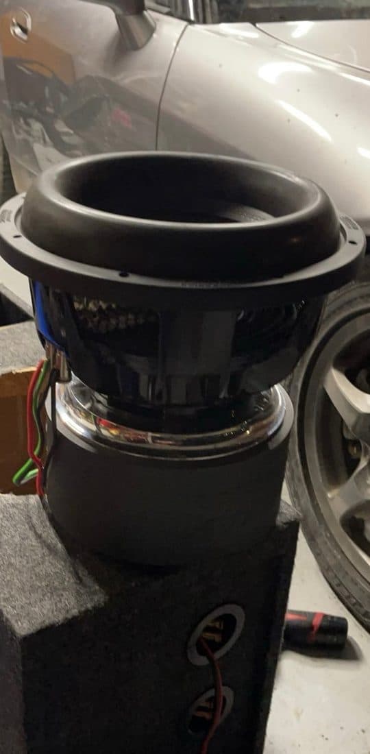 Subwoofer build in the shop